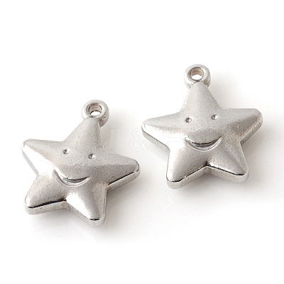 Tarnish Resistant 201 Stainless Steel Charms STAS-Q195-35-1