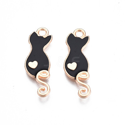 Alloy Enamel Pendants X-ENAM-S115-144A-1