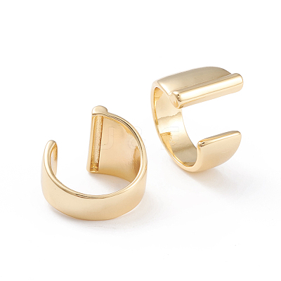Brass Cuff Rings RJEW-L097-06I-1