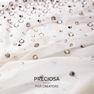 Preciosa® MAXIMA Crystal No Hotfix Flatback Stones Y-PRC-NSS6-60010-1