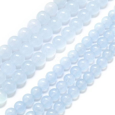 Natural Malaysia Jade Beads Strands G-L645-C01-8mm-01-1