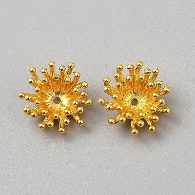 Brass Bead Caps KK-WH0101-063G-1