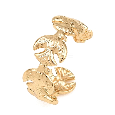 304 Stainless Steel Cuff Open Rings SA-H001-15G-1