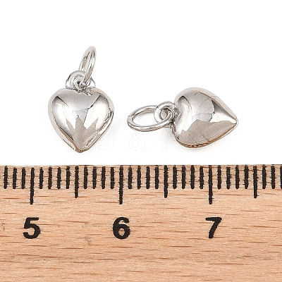 Valentine's Day Brass Charms KK-H292-57C-P-1