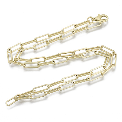 Brass Paperclip Chains MAK-S072-14B-MG-1