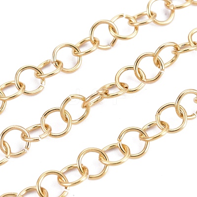 PVD Vacuum Plating 304 Stainless Steel Rolo Chains CHS-F011-08A-G-1