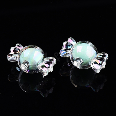 Transparent Acrylic Beads TACR-N011-002A-03-1
