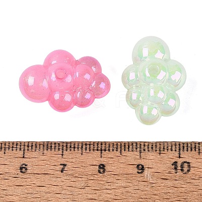 Luminous UV Plating Acrylic Beads OACR-Q204-18-1
