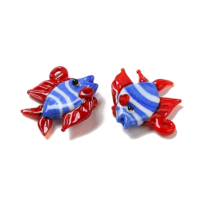 Handmade Lampwork Pendants LAMP-G162-01B-1