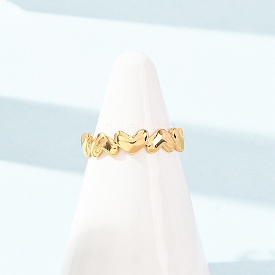 304 Stainless Steel Cuff Open Rings for Women SA-CBA4160-33G-1