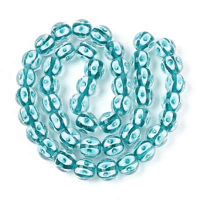 Handmade Lampwork Beads Strands LAMP-N028-20C-1