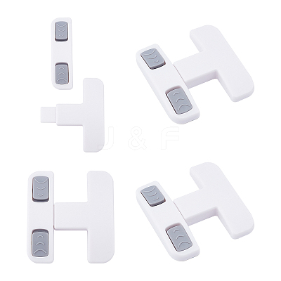 ABS Refrigerator Child Safety Lock Set AJEW-WH0189-70-1