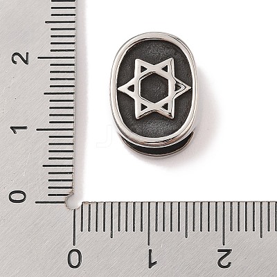 304 Stainless Steel Slide Charms STAS-C109-20AS-1