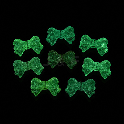 Luminous Transparent Acrylic Beads OACR-N154-07-1
