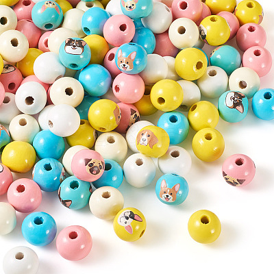 Wood European Beads WOOD-TA0002-62-1