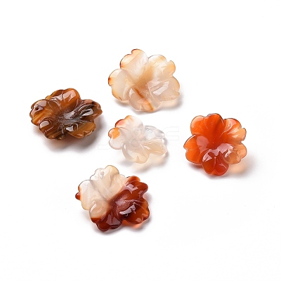 Natural Agate Pendants G-G694-L-01-1