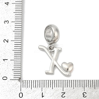 Brass European Dangle Charms LS-KK-Z097-01X-GP-1