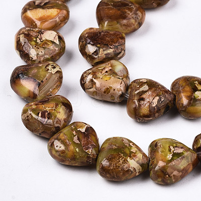 Natural Imperial Jasper Beads Strands G-S366-065A-1