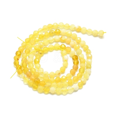 Natural Yellow Opal Beads Strands G-P457-A02-18-1