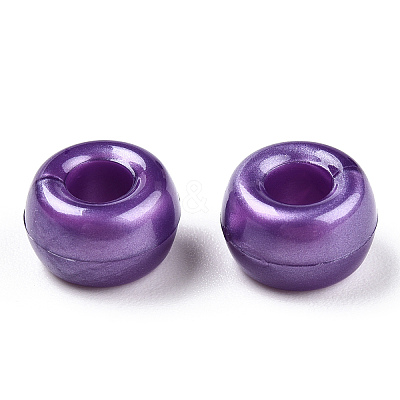 Plastic Pearlized Beads KY-T025-01-D04-1
