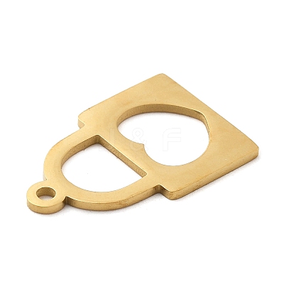 PVD Vacuum Plating 304 Stainless Steel Pendants STAS-WH0016-05-G02-1