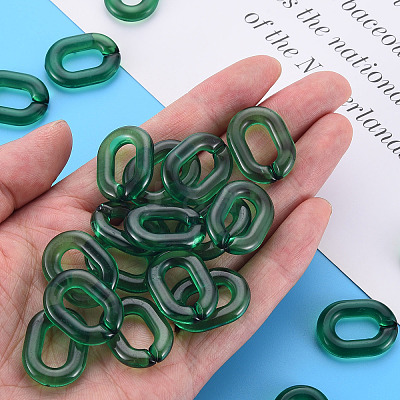 Transparent Acrylic Linking Rings MACR-S373-19-B07-1