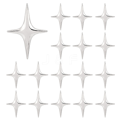 16Pcs Star Alloy Lapel Pins for Backpack Clothes JEWB-FH0002-96P-1