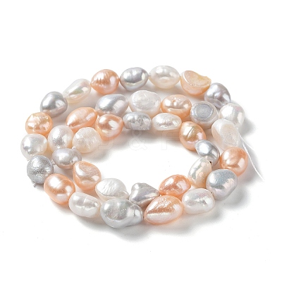 Natural Cultured Freshwater Pearl Beads Strands PEAR-Z002-30-1