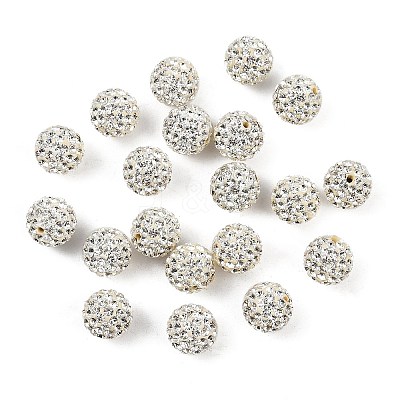 Czech Glass Rhinestones Beads RB-E482-8mm-001-1