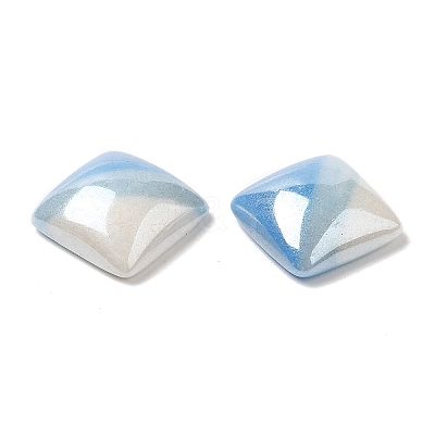 Two Tone Glass Cabochons GLAA-B012-58B-1