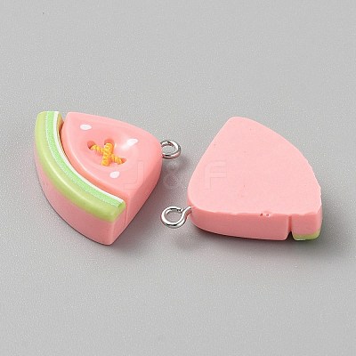 Opaque Resin Pendants CRES-CJC0011-004C-P-1