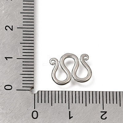 Brass M-Hook Clasps LS-KK-CBA0DF0-14B-P-1