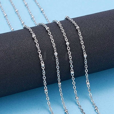 Tarnish Resistant 304 Stainless Steel Cable Chains CHS-L017-12A-1