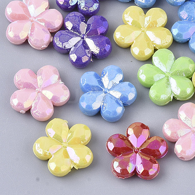Opaque Acrylic Beads X-MACR-S299-006-1