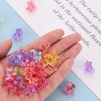Transparent Acrylic Beads TACR-S154-47B-1