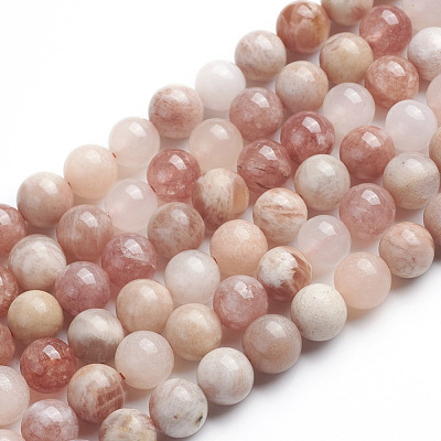 Natural Sunstone Beads Strands G-G816-01-1