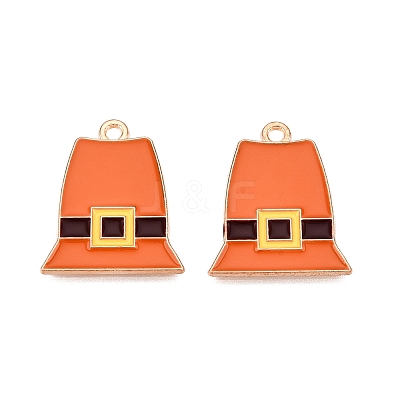 Thanksgiving Day Theme Alloy Enamel Pendants X1-ENAM-T020-35J-1