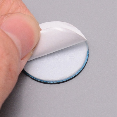 3D Mirror Flat Round Acrylic Mosaic Wall Sticker DIY-WH0301-29-1