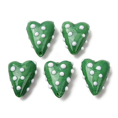 Handmade Lampwork Enamel Beads LAMP-Z025-01I-1