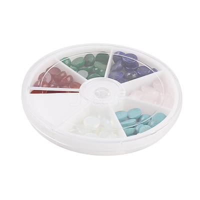 Natural & Synthetic Mixed Gemstone Cabochons G-JP0001-13-1