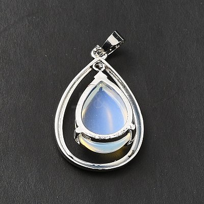 Natural & Synthetic Mixed Stone Pendants G-B033-04P-1