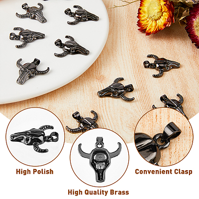 Brass Pendants KK-DC0001-70-1