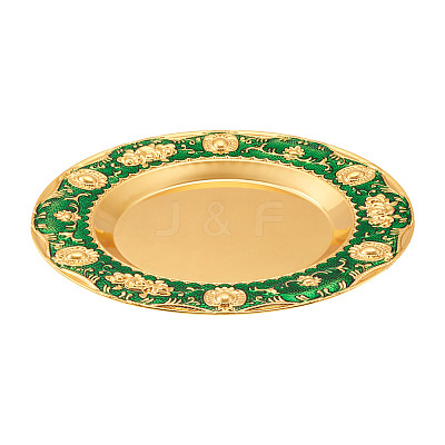 1Pc Iron Flat Round Display Panel for Fragrance Activity AJEW-MB0001-13C-1