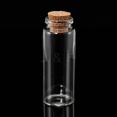 Glass Jar Glass Bottles AJEW-H004-2-1
