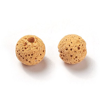 Unwaxed Natural Lava Rock Beads G-F325-8mm-A01-1