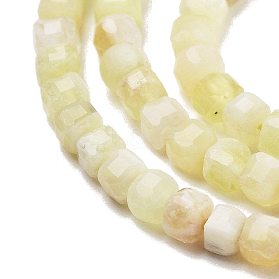 Natural Yellow Opal Beads Strands G-H042-B03-01-1