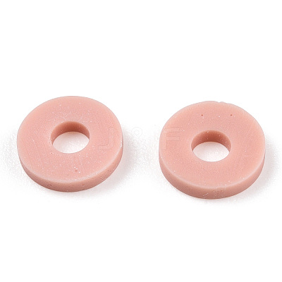 Handmade Polymer Clay Bead Strands X-CLAY-S094-6mm-A01-1