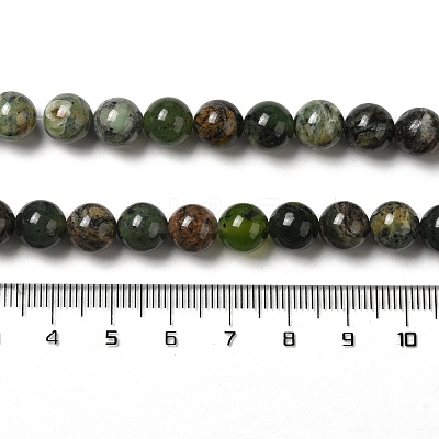 Natural Chrysoprase Beads Strands G-H298-A09-03-1