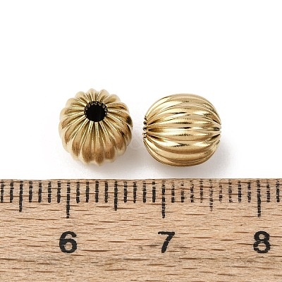Textured 304 Stainless Steel Beads STAS-I358-11G-04-1