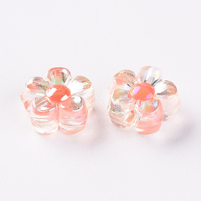Transparent Acrylic Beads X-TACR-S152-06B-1